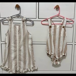 Little Co. by Lauren Conrad Toddler and Baby Matching Shortalls